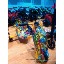 100W 4.5A Juguetes para bebés Triciclo deslizante Scooter eléctrico de 3 ruedas Triciclo eléctrico de deriva para niños